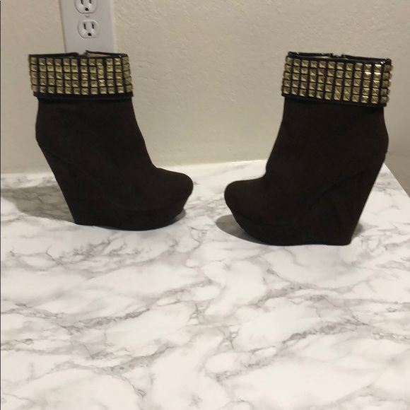 Dollhouse swagger wedges size 7.5 - Picture 3 of 8